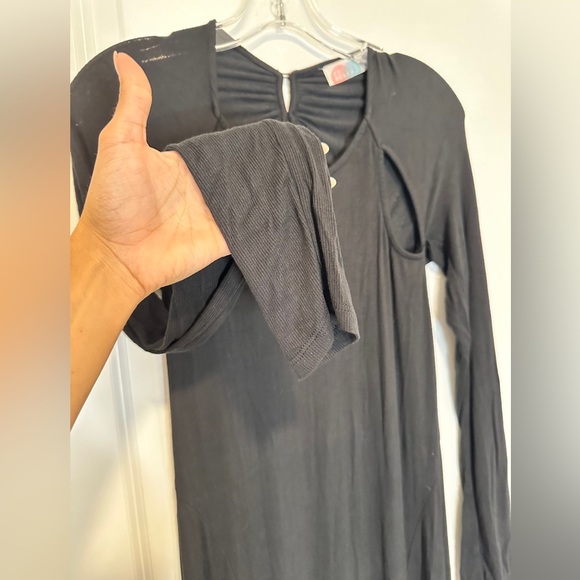 Free people beach black night out maxi dress size S - Picture 6 of 6